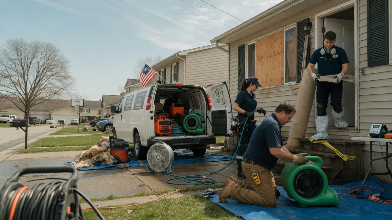 Water Damage Restoration in Noble, IL near me